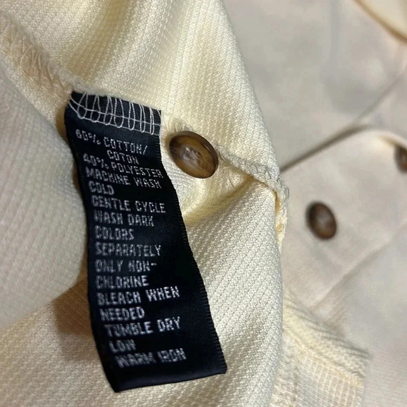 GREG NORMAN PLAY DRY SYSTEM YELLOW  GOLF SHIRT ! - Picture 12 of 12